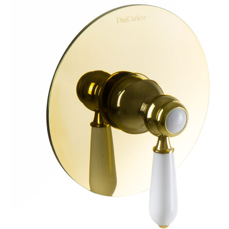 PaulGurkes Unterputz Einhandmischer Gold Retro Nostalgie 1-Verbraucher Landhaus