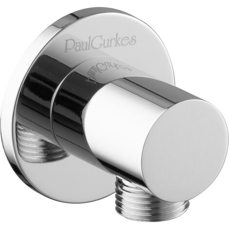 PaulGurkes Wandanschlussbogen Brausebogen Schlauchanschluss rund