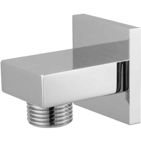 PaulGurkes Wandanschlussbogen Schlauchanschluss Messing Chrom