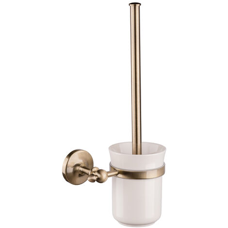 PaulGurkes WC-Bürste Nostalgie Bronze Messing Bad-Accessoires