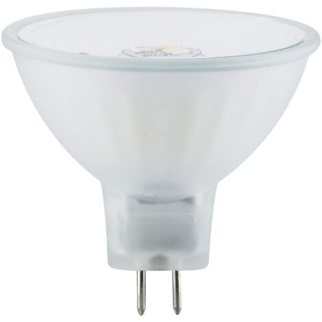 Paulmann 28330 Led Riflettore Maxi Flood, 12 V, Soft Opale 2700 K, Vetro, Gu5.3, 3 W, Trasparente, 4.5 x 5.1 x 4.5 cm