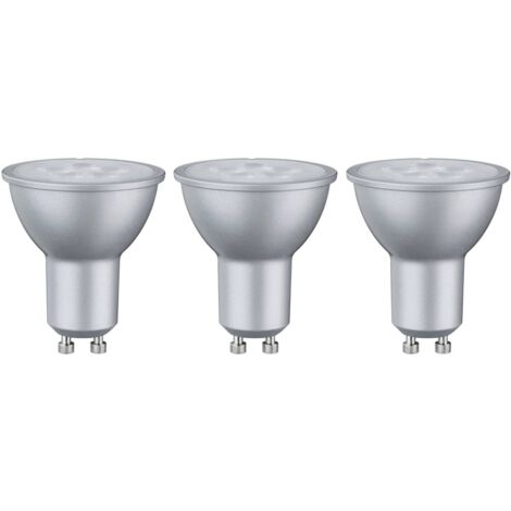 Paulmann 28430 LED CEE G (A - G) GU10 6.5 W blanc chaud (Ø x H) 51 mm x 54 mm 3 pc(s) R608192