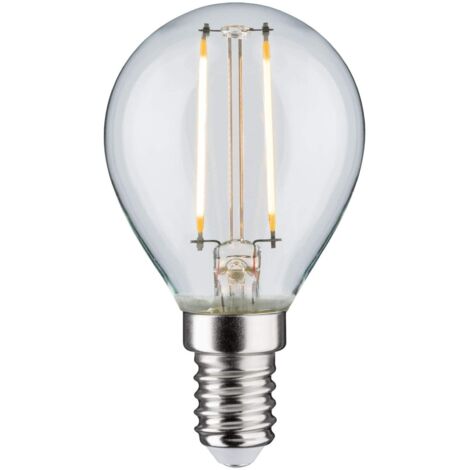 Paulmann 28573 Lampadina LED LG goccia lampadina dimmerabile da 2,5 Watt chiaro lampadina a bulbo illuminazione 2700 K E14