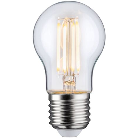 Paulmann 28654 LED filamento a Goccia 6,5 Watt Lampadina Classica Chiaro 2700 K Bianco Caldo E27 6.5 W