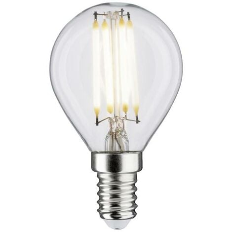 Osram Classic LED E14 Candela Filamento Chiara 4.8W 470lm - 827 Bianco  Molto Caldo, Dimmerabile - Sostitutiva 40W