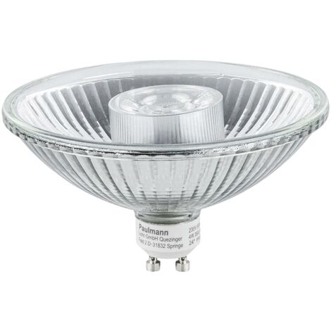 Paulmann 28901 LED CEE G (A - G) GU10 réflecteur 6.5 W blanc chaud (Ø x H) 111 mm x 70 mm 1 pc(s)