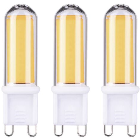 Paulmann 29045 LED CEE F (A - G) G9 culot à ergots 4.6 W blanc chaud (Ø x H) 18 mm x 58 mm 3 pc(s)