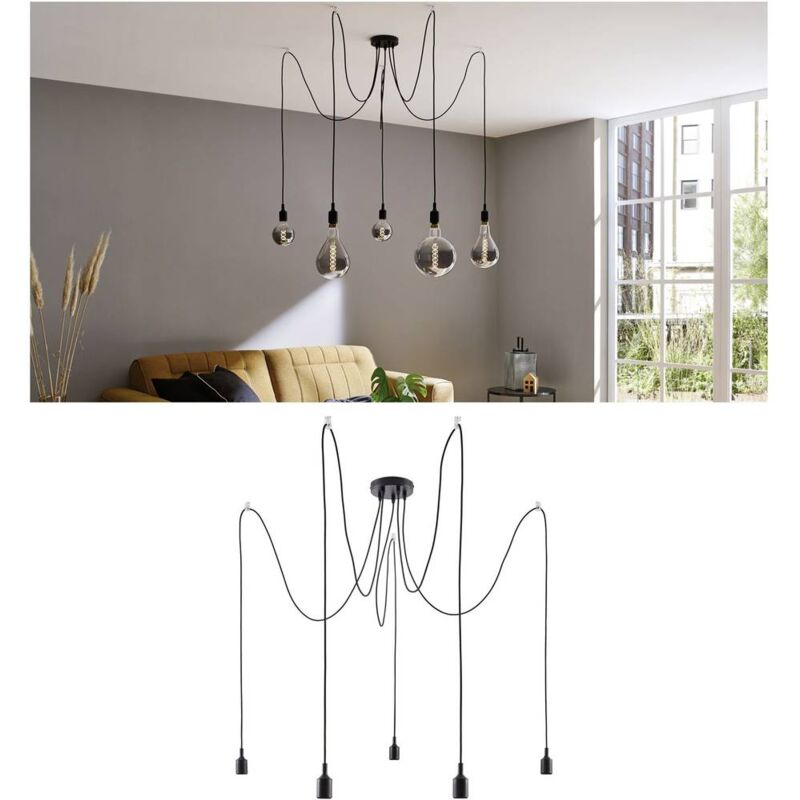 Paulmann - Ketil 50389 Lampada a sospensione led (monocolore) E27 Nero