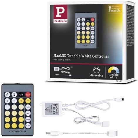 Paulmann 705.27 MaxLED Controller Tunable White inkl. IT-Remote DC 24V max. 144W Weiß