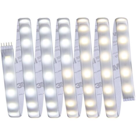 Paulmann 70550 Ruban LED (Extension) avec connecteur mâle 24 V 2.5 m blanc chaud 2.5 m