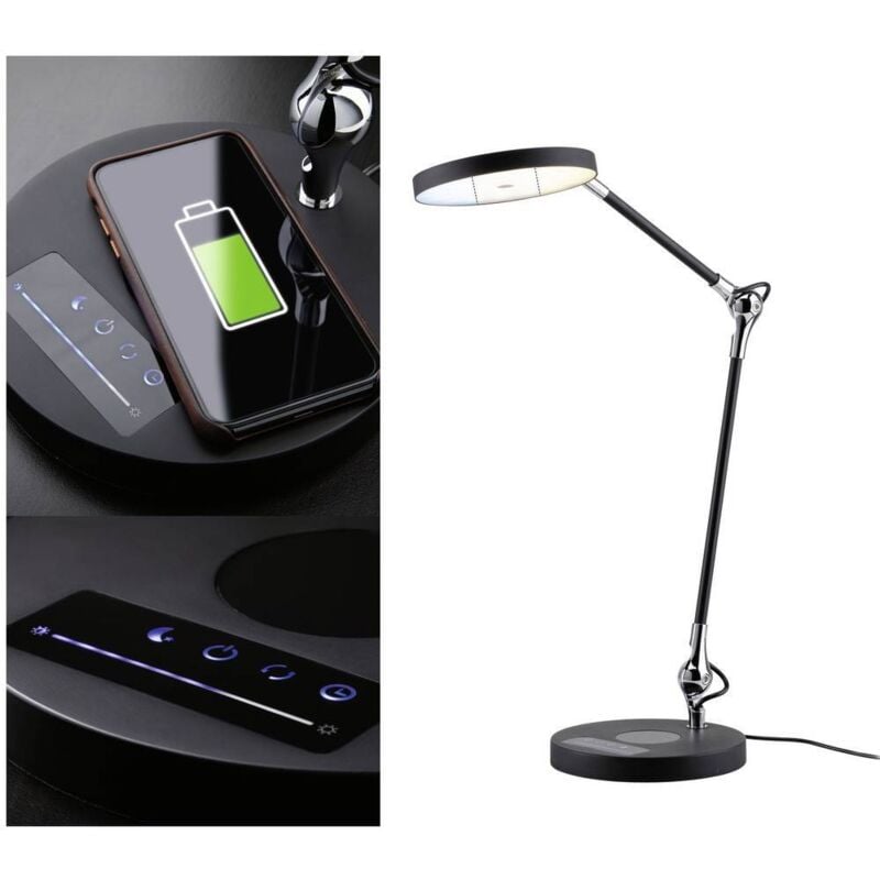 78910 Lampada da scrivania a led led (monocolore) 11 w Nero - Paulmann