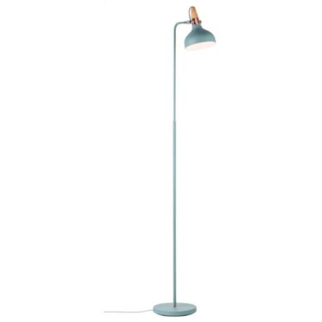 PAULMANN 79654 NEORDIC JUNA LAMPADAIRE MAX 1X20W E14 VERT DOUX/CUIVRE 120V MÉTAL/BOIS, SATINÉ, 23 CM X 40 CM X 158 CM
