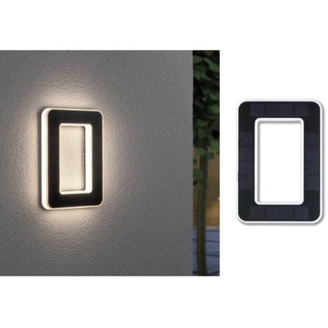 Paulmann 79851 Lampada solare per numero civico 0.20 W Bianco caldo Nero