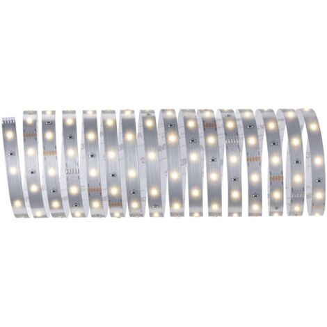 Paulmann 79855 Ruban LED avec connecteur mâle 24 V 5 m blanc chaud 5 m
