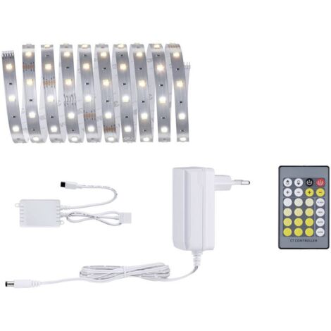 Paulmann 79860 Ruban LED (Base) avec connecteur mâle 24 V 3 m blanc chaud 1 set
