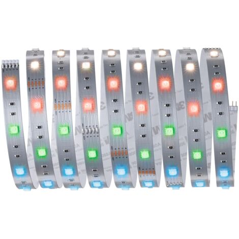 Paulmann 79866 Ruban LED avec connecteur mâle 24 V 2.5 m RVBB 2.5 m
