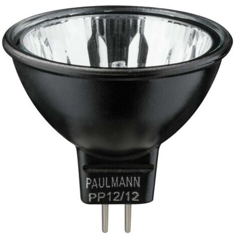 Paulmann 832.12 GU5.3 Halogenlampe Akzent 12 V 2900 K – 4000 H – SCHWARZES Aluminium