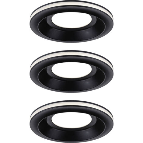 Paulmann 92252 Sormus LED-Einbauleuchte   LED  4.8 W Schwarz