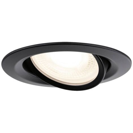 Paulmann 92460 Luminaire à LED encastrable LED noir (mat)