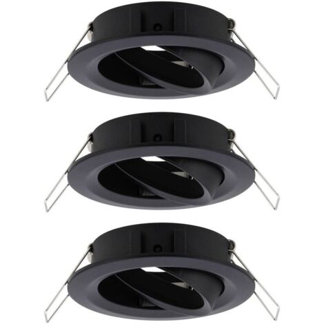 Paulmann 92487 EBL Choose Collerette jeu de 3 10 W noir (mat)
