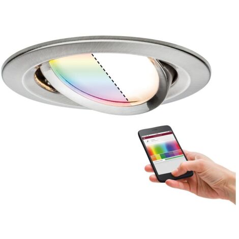 Paulmann 92964  LED-Einbauleuchte   LED  5.2 W Eisen (gebürstet)