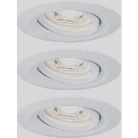 Paulmann 92971 EBL Nova mini Plus Coin LED-Einbauleuchte 3er Set 4.20 W Weiß