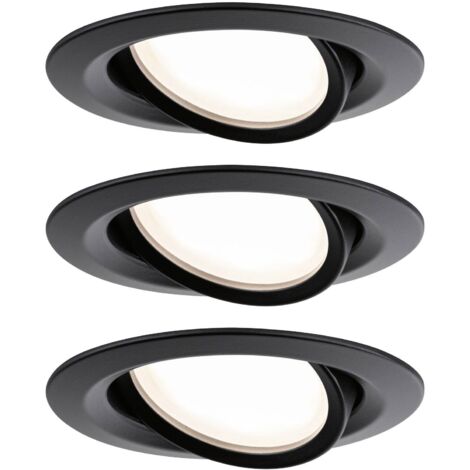 PAULMANN 93080 SET NOVA PLUS LUMINAIRE À LED ENCASTRABLE LED 18 W NOIR