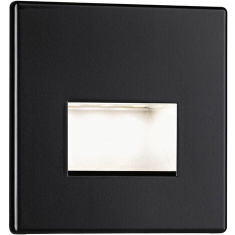 PAULMANN LICHT Paulmann 93094 Wand EBL Edge LED-Wandeinbauleuchte LED Schwarz (matt)