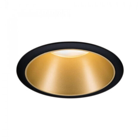 PAULMANN 93395 COLE - FOCO EMPOTRAR REDONDO - INTENSIDAD VARIABLE - NEGRO MATE, DORADO - FOCO EMPOTRAR EN ALUMINIO Y PLÁSTICO -
