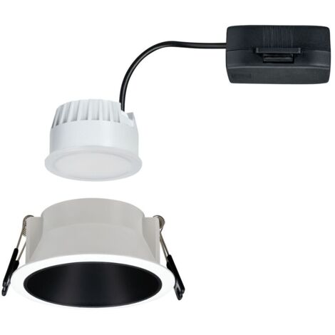 Paulmann 93401 Cole Coin Einbauleuchte   LED  6 W Weiß, Schwarz