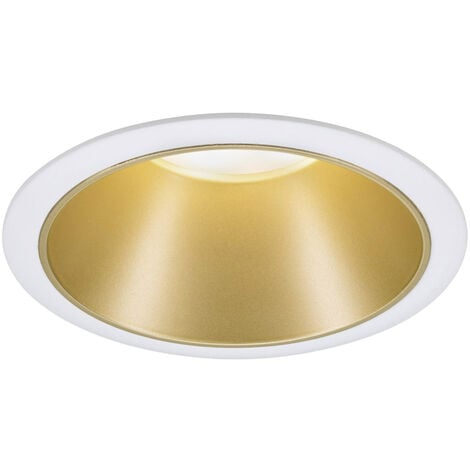 PAULMANN LICHT 93405 Cole Coin LED-Einbauleuchte LED 6 W Weiß, Gold