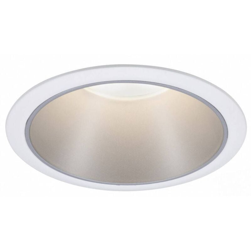 Paulmann Licht - Paulmann 93409 Cole Coin Spot encastrable led 6 w blanc, argent