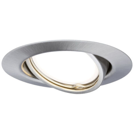 Paulmann 93412 Base Einbauleuchte   LED GU10 5 W Eisen (gebürstet)
