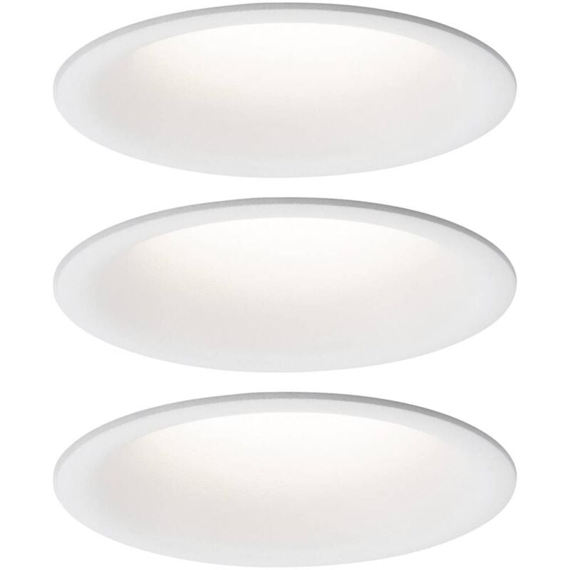 Paulmann - Lampada a led da incasso per bagno Kit da 3 18.9 w