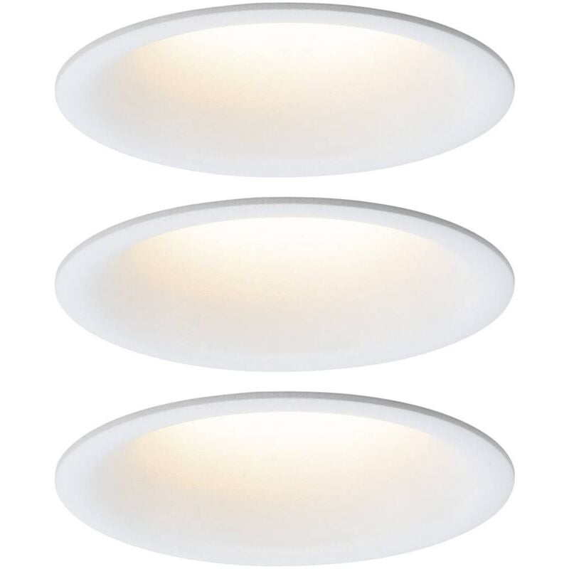 Paulmann - Lampada a led da incasso per bagno Kit da 3 18 w