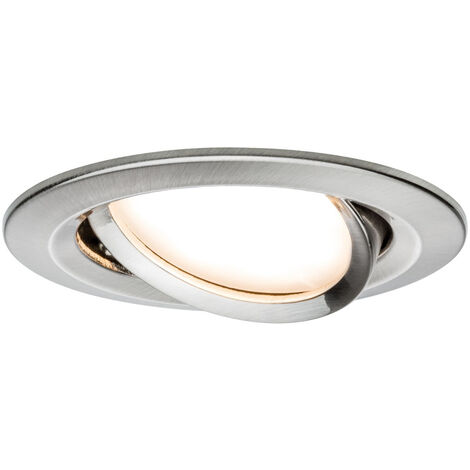 Paulmann 93446 Nova Einbauleuchte   LED LED 6 W Eisen (gebürstet)
