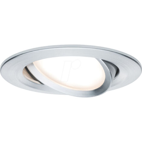 Paulmann 93450 Nova Einbauleuchte   LED LED 6 W Aluminium (gedreht)