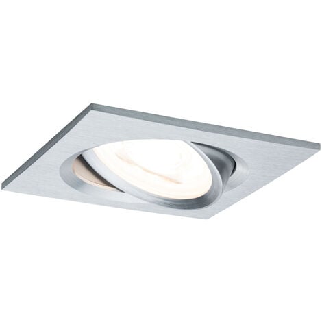Paulmann 93455 Nova Einbauleuchte   LED LED 6 W Aluminium (gedreht)