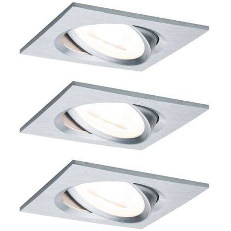 Paulmann 93456 Nova Spot encastrable jeu de 3 LED LED 18 W Aluminium (tourné) D652941