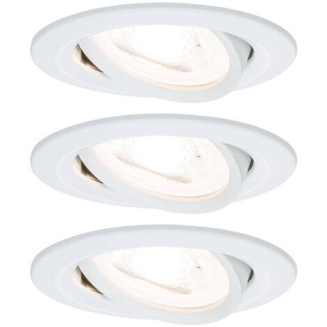 Paulmann 93467  Einbauleuchte 3er Set  LED GU10 19.5 W Weiß (matt)