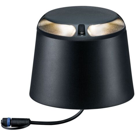 Paulmann 93917 Beleuchtungssystem Plug & Shine LED-Bodenaufbauleuchte LED 6 W Warmweiß Anthrazit