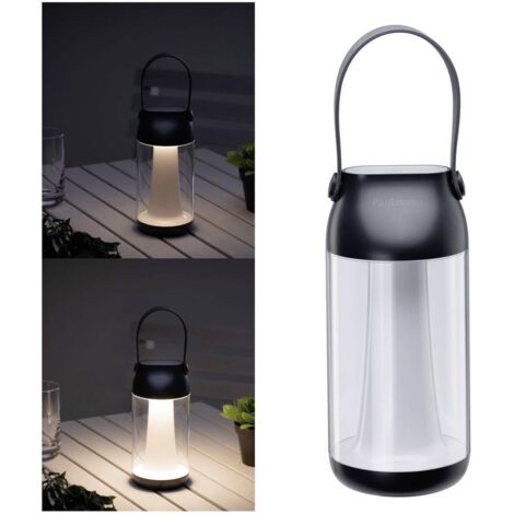 Paulmann 94267 Lampe de table à LED d'extérieur 1.3 W blanc chaud transparent, anthracite