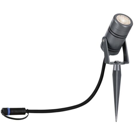 Paulmann  94367 Beleuchtungssystem Plug & Shine  LED-Wandleuchte   LED 12 W Warmweiß Grau