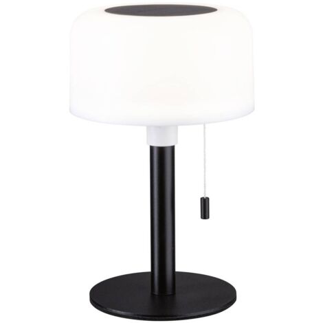 Paulmann 94607 Bartja Lampada solare da tavolo 1.6 W Bianco caldo Nero