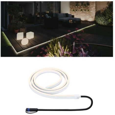 Paulmann 94679 Plug & Shine Lampada LED per esterni Strip Smooth IP67 2m incl. 1x11 W dimmerabile bianco plastica 3000 K