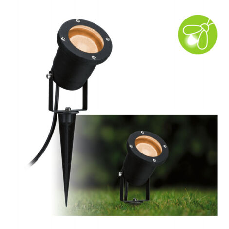 Paulmann 94731 Garden Spot 2200K Projecteur de jardin LED GU10 4.3 W noir