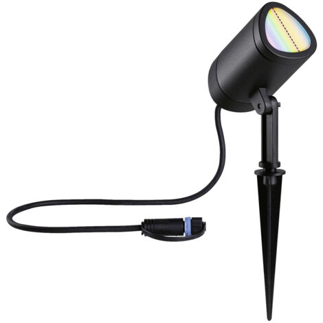 Paulmann  94849 Beleuchtungssystem Plug & Shine  LED-Gartenstrahler   LED 6.5 W RGBW Anthrazit