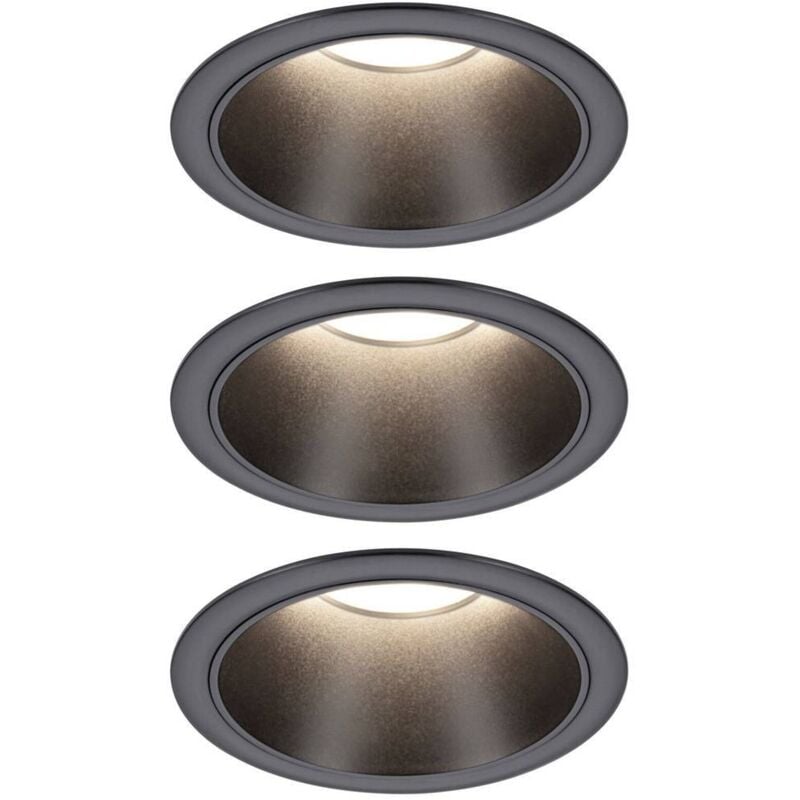 Paulmann - 94869 Cole Coin Spot encastrable led 6 w noir