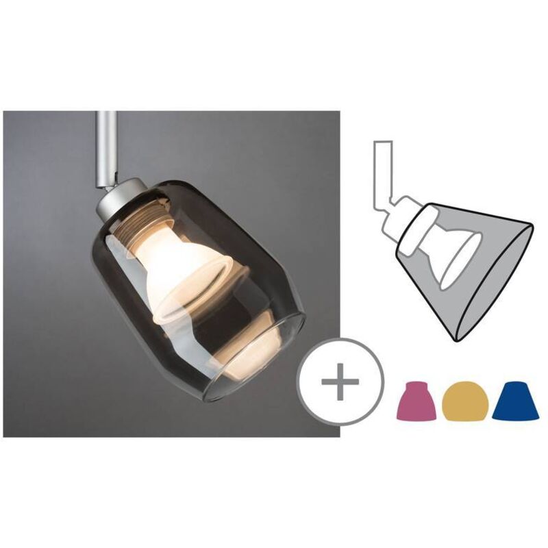 953.59 abat-jour transparent verre - Paulmann