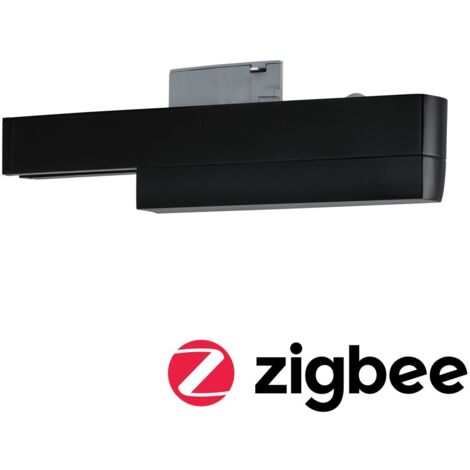 Paulmann 955.24 URail Schienenadapter On/Off/Dimm Smart Home Zigbee 166x20mm Schwarz